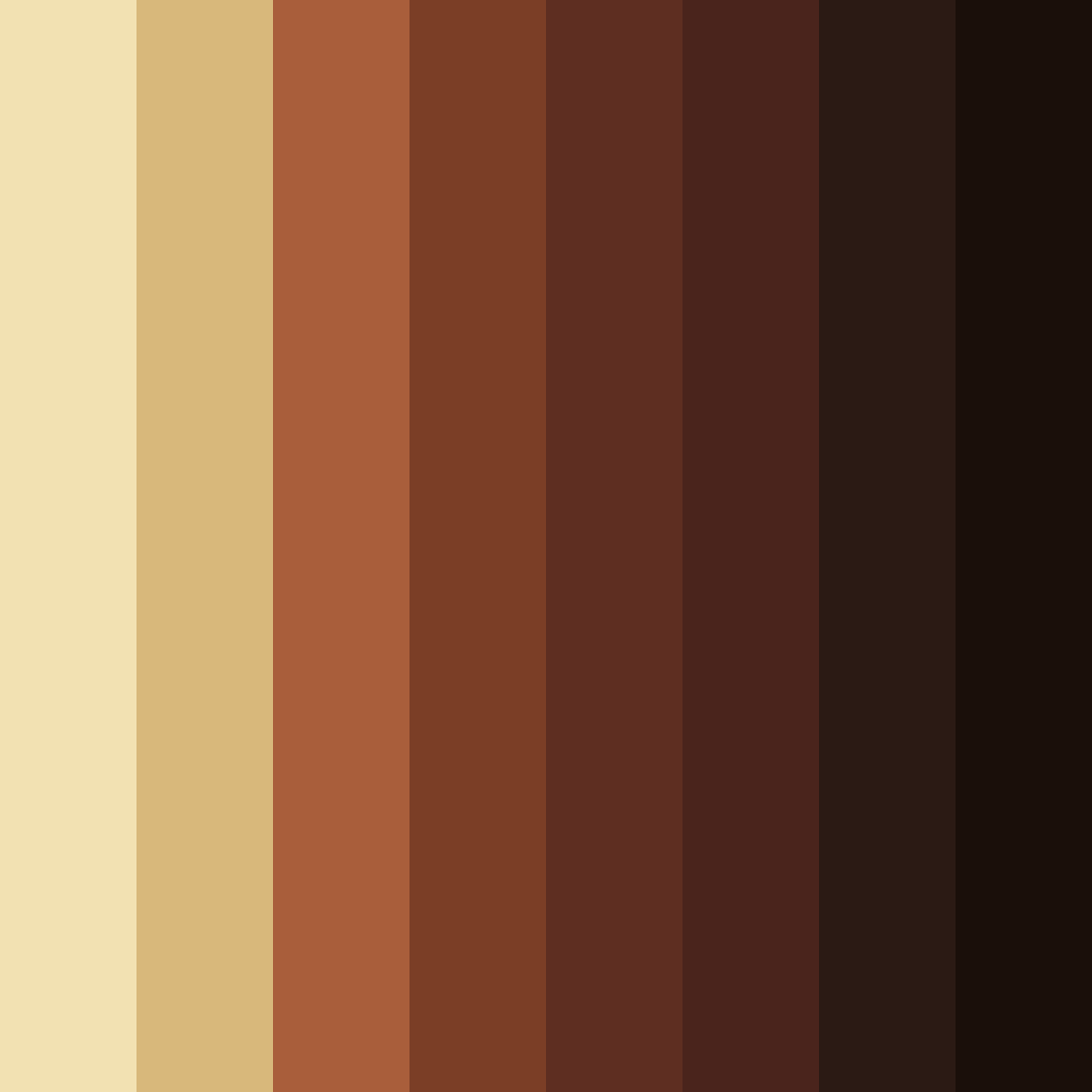 Download whispering autumn woods color palette PNG image (square)