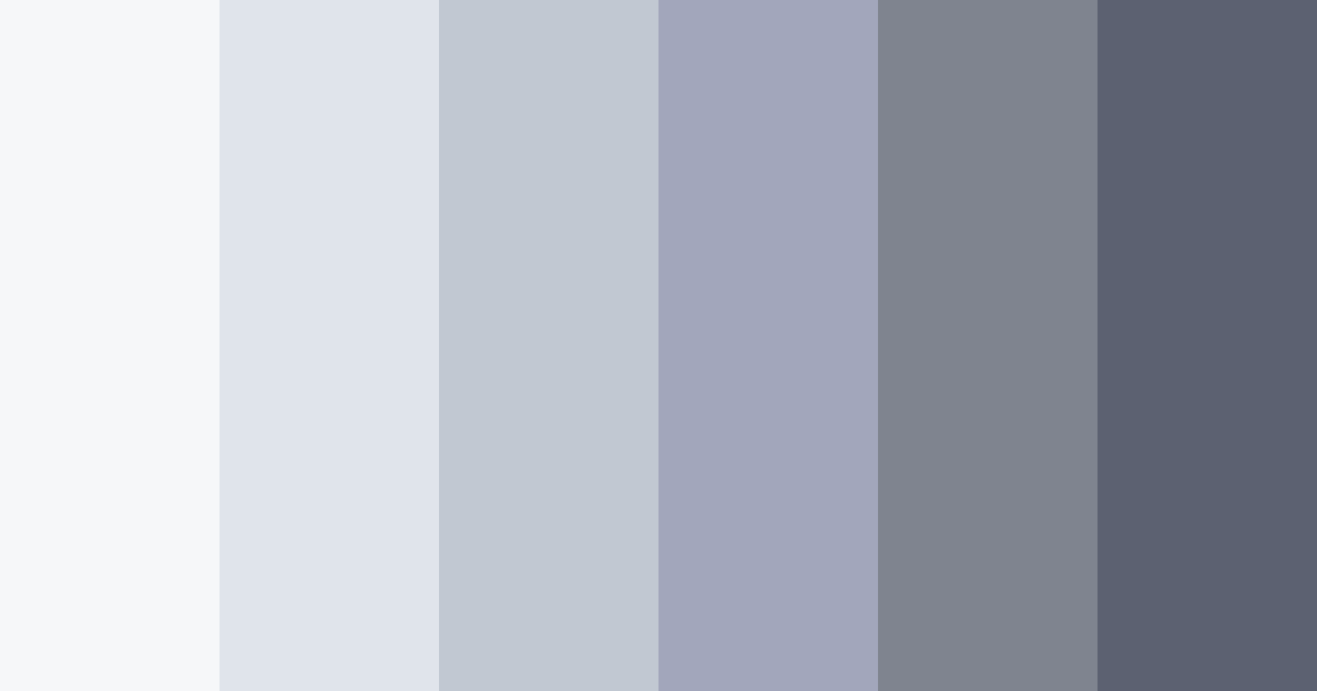 Download shades of titanium white color palette PNG image (landscape)