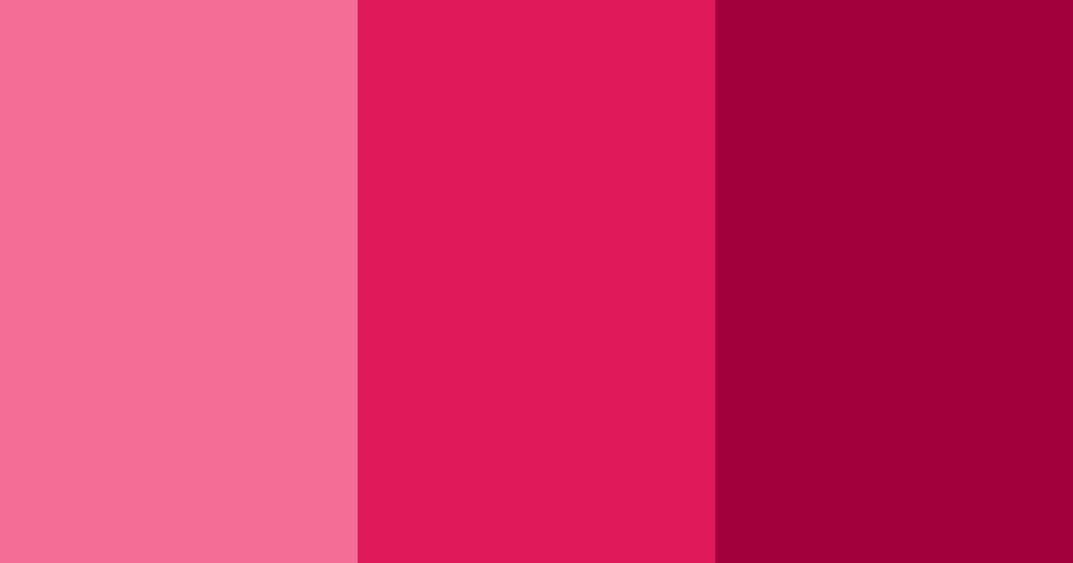 Download shades of pink color palette PNG image (landscape)