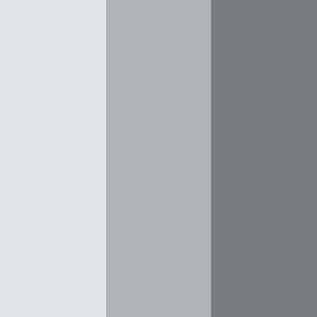 Download gray shades color palette PNG image (square)