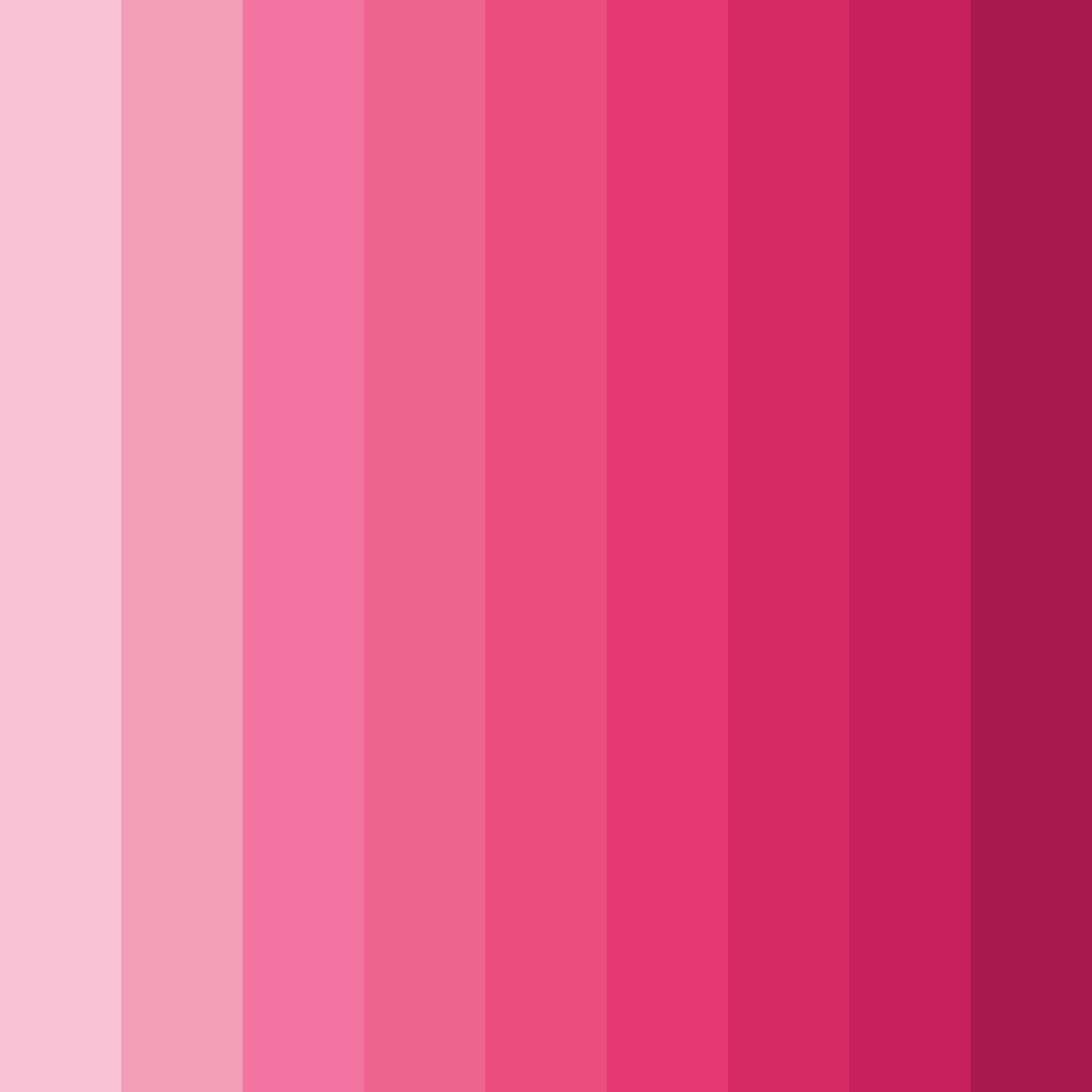 Download blushing petals color palette PNG image (square)