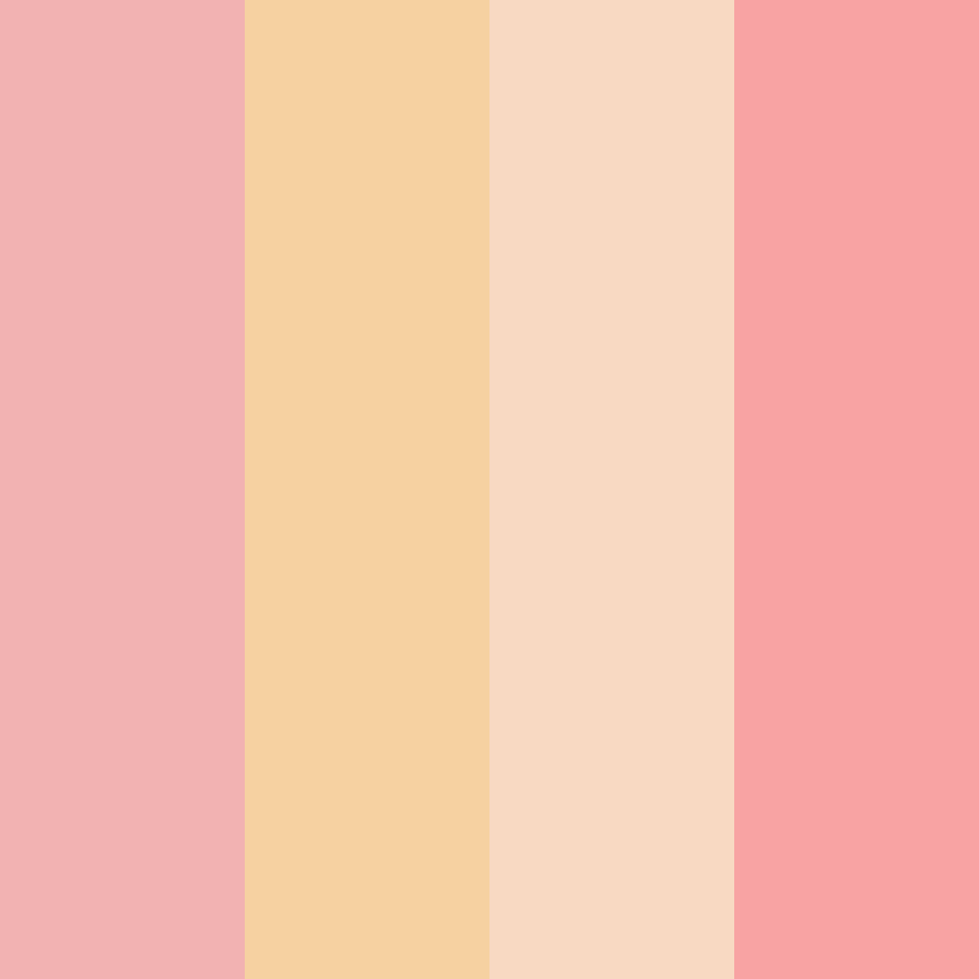 Download sunrise tides color palette PNG image (square)