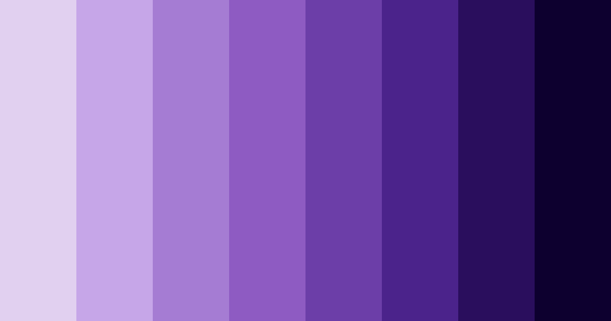 Download violet reverie color palette PNG image (landscape)