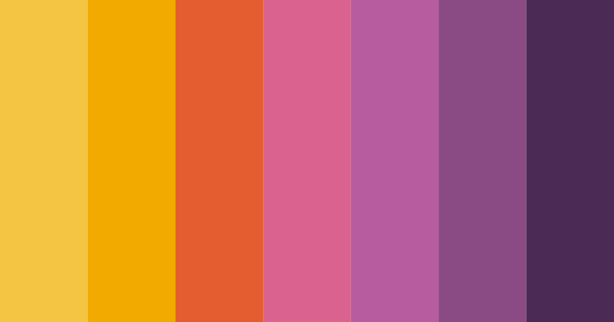 Download vivid dichotomy color palette PNG image (landscape)