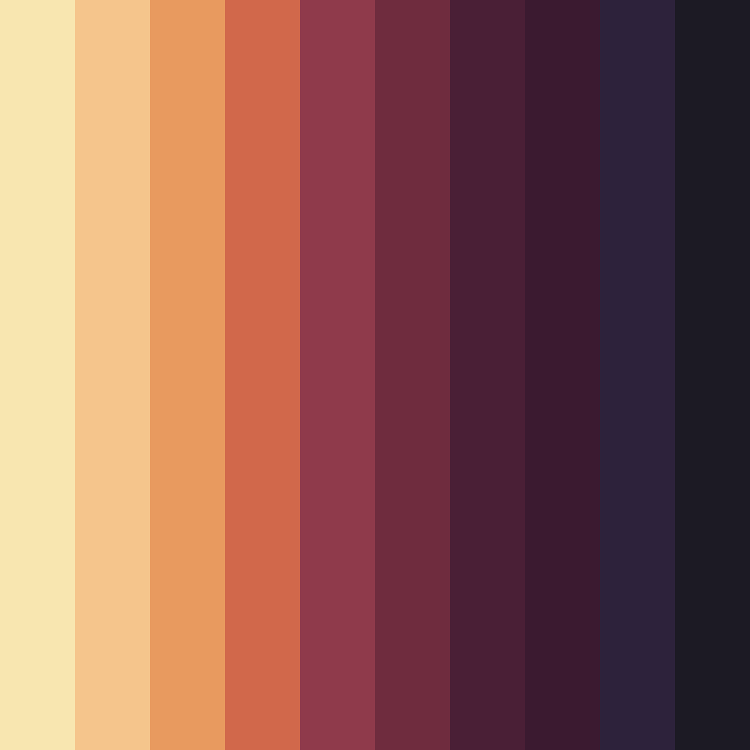 Download twilight elegance color palette PNG image (square)