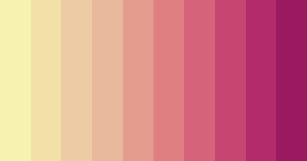 Download sunset blush color palette PNG image (landscape)