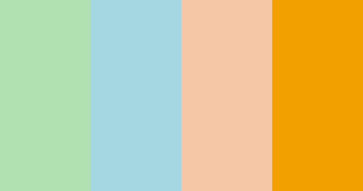 Download spring orange color palette PNG image (landscape)