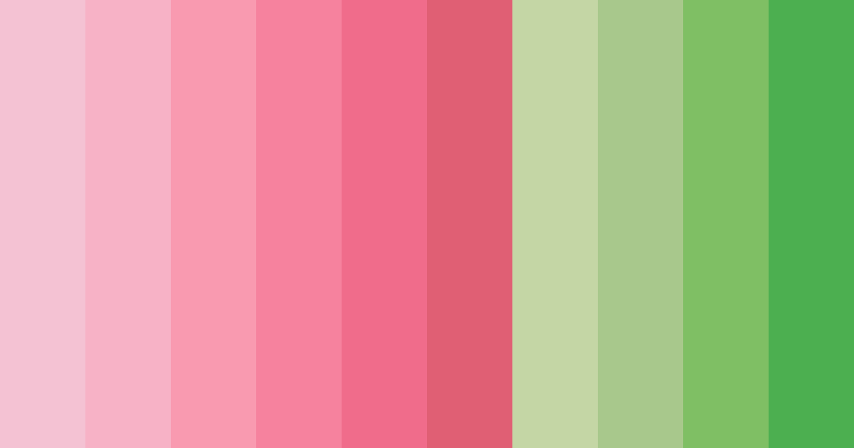 Download blossom grove color palette PNG image (landscape)