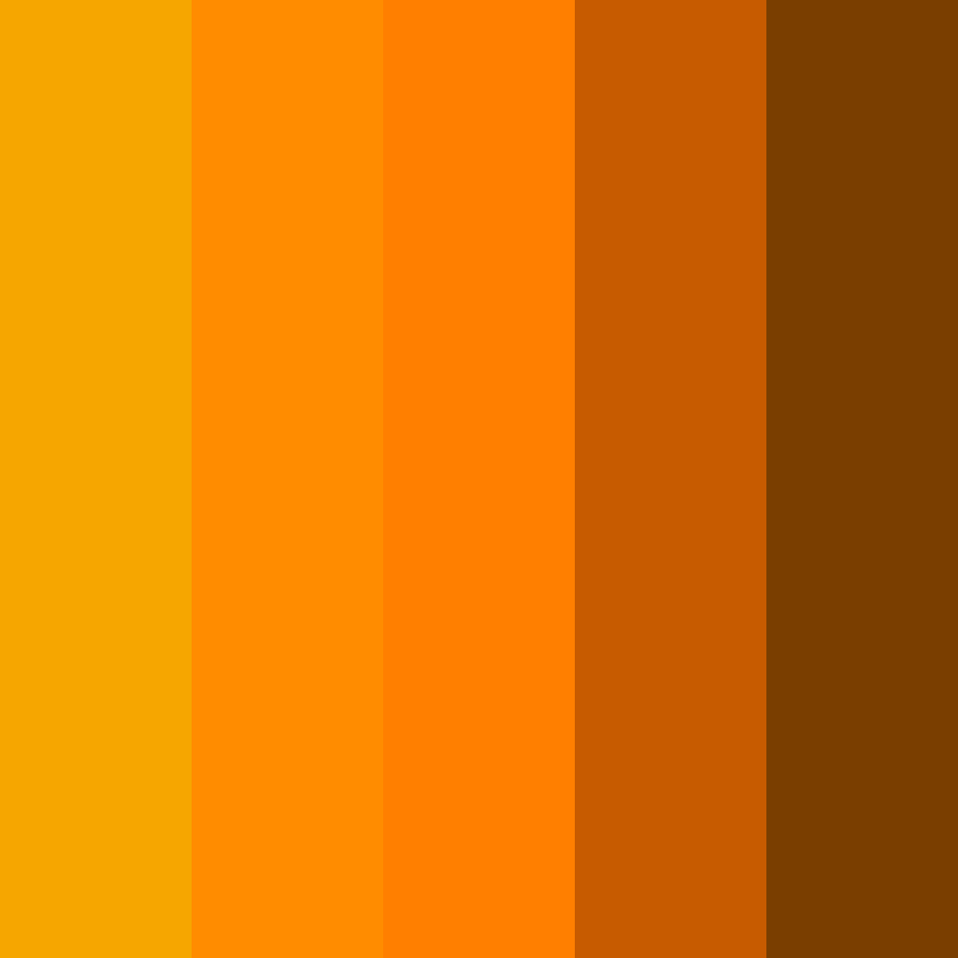 Download orange black color palette PNG image (square)