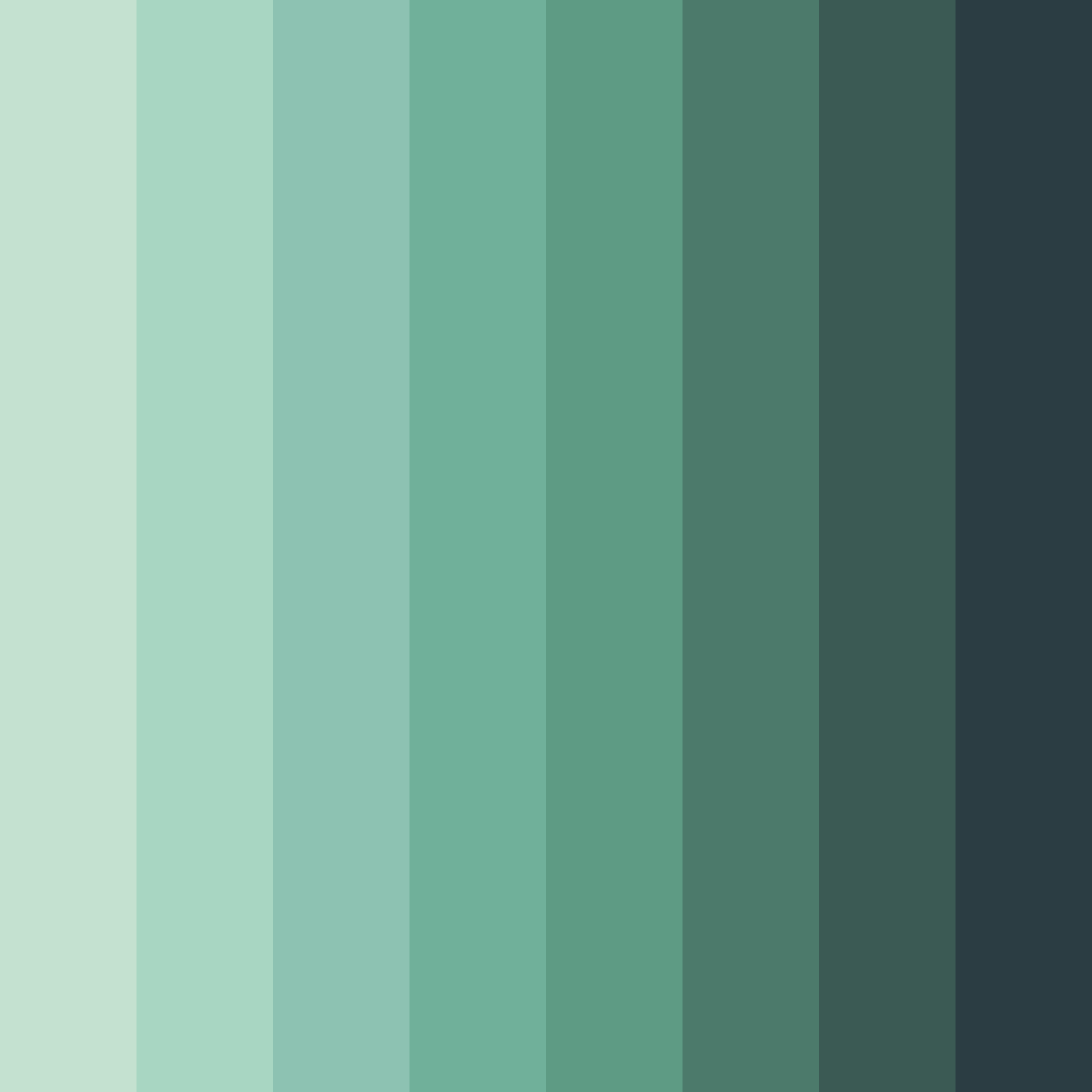 Download teal lembus color palette PNG image (square)