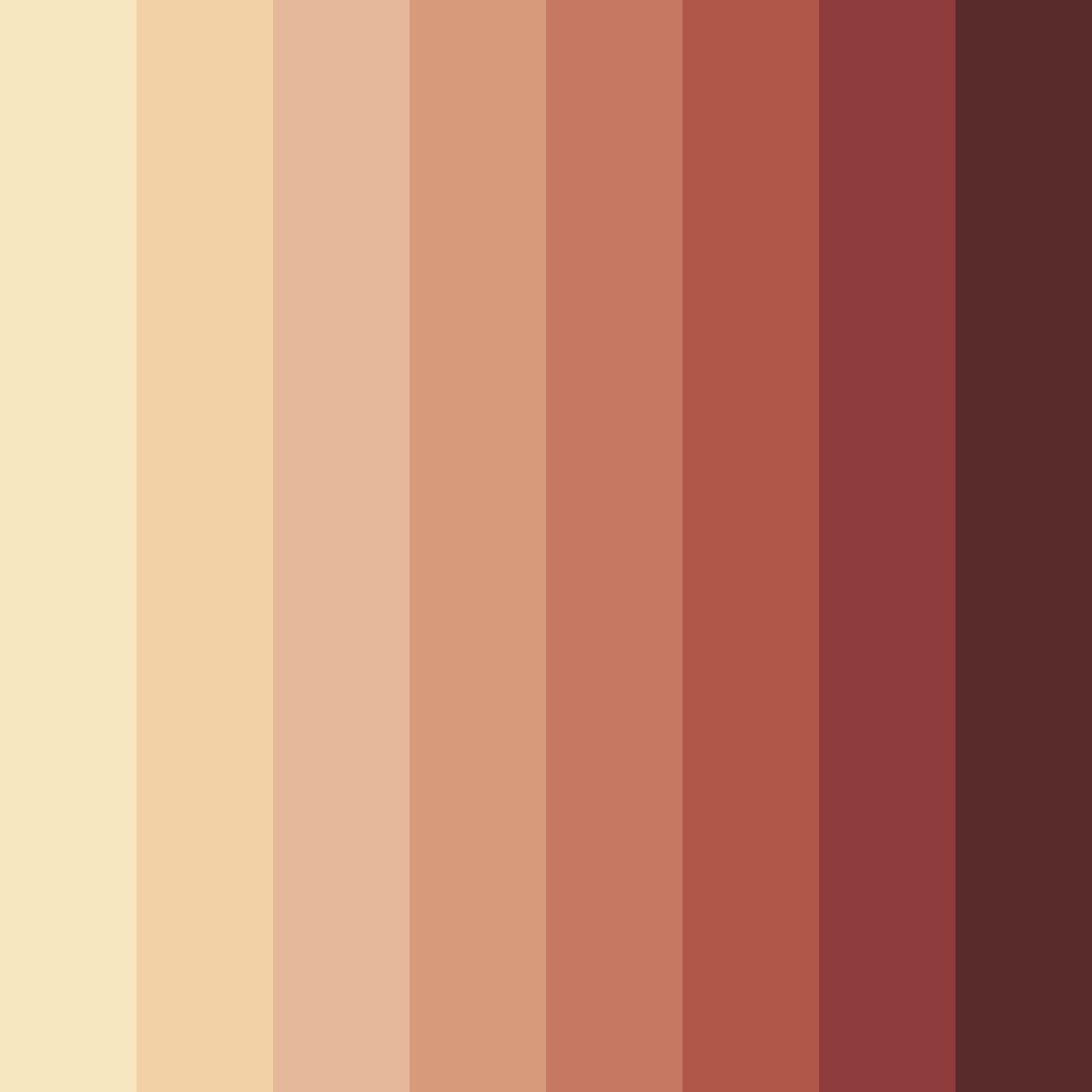 Download autumn embrace color palette PNG image (square)