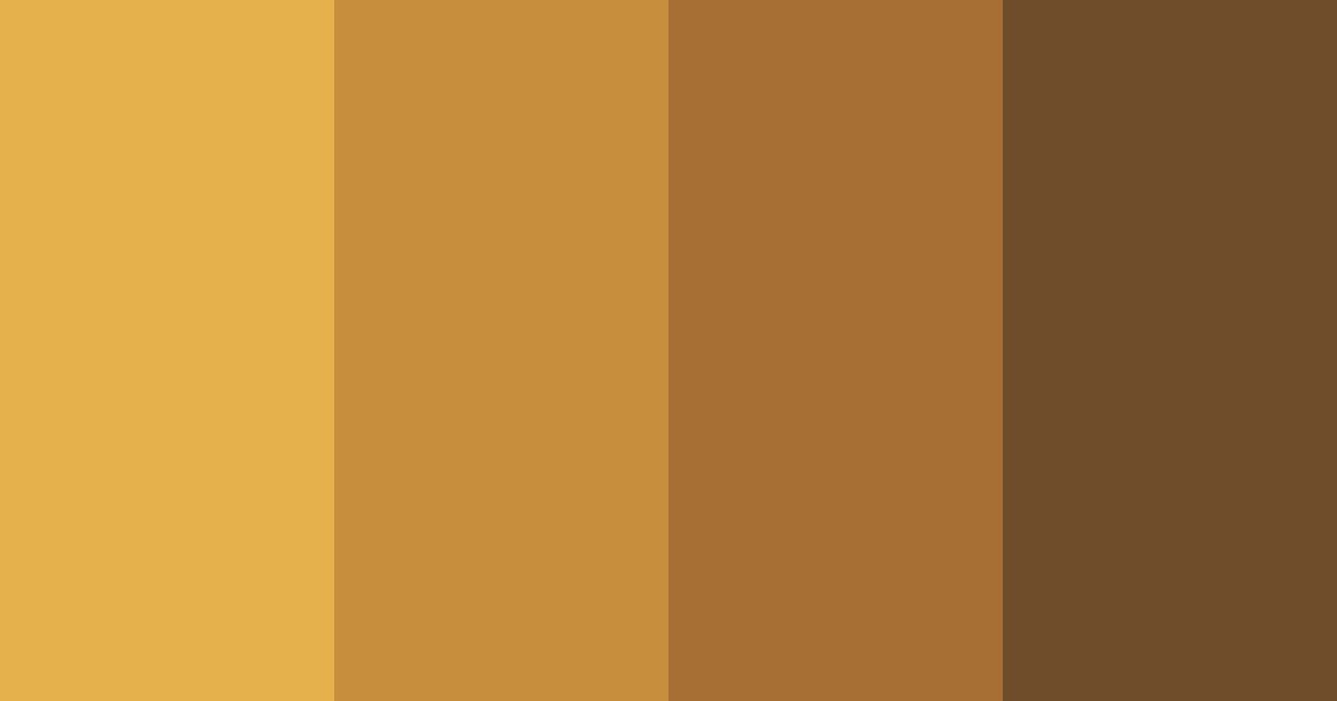 Download nutty earthtones color palette PNG image (landscape)