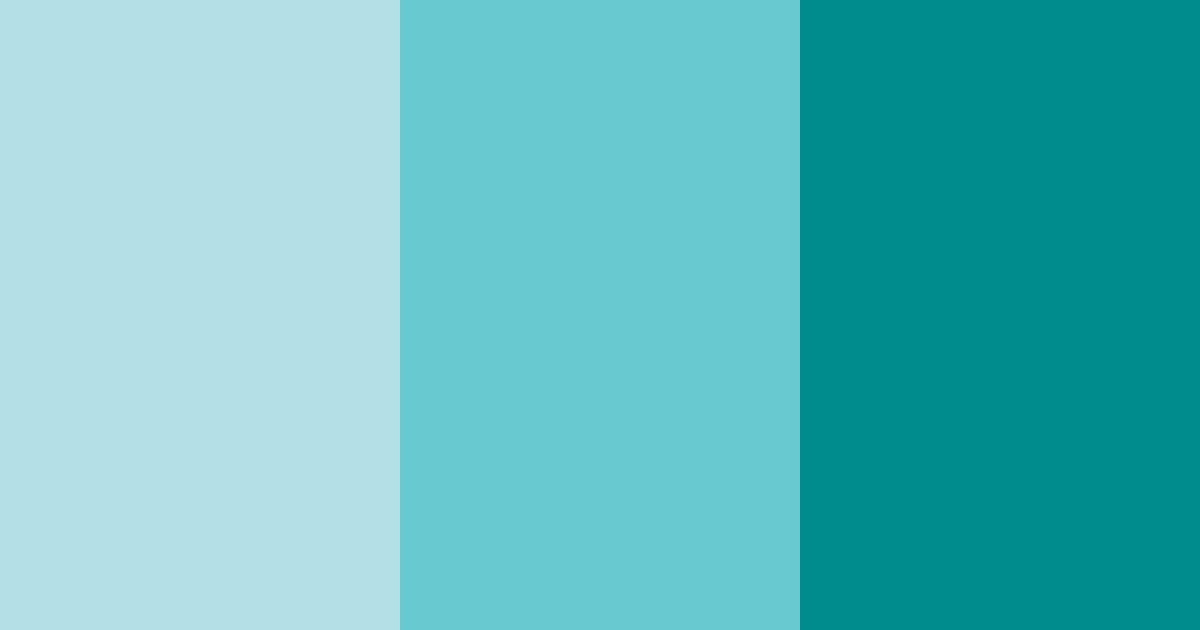 Download tiffany blue delight color palette PNG image (landscape)