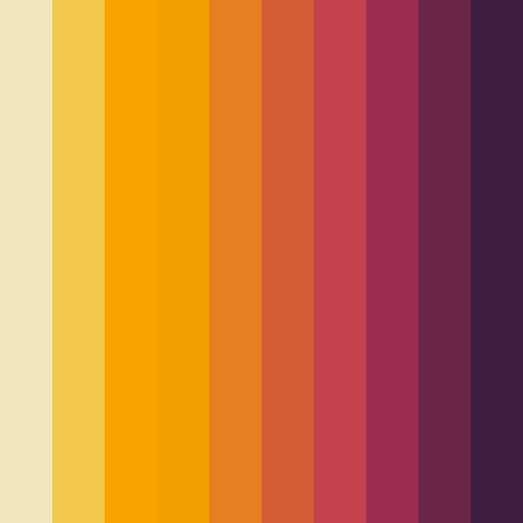 Download golden autumn ember color palette PNG image (square)