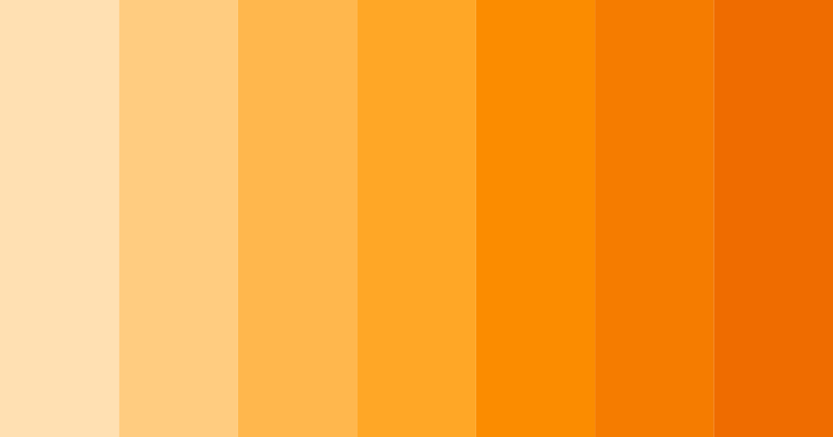 Download orange sunrise color palette PNG image (landscape)