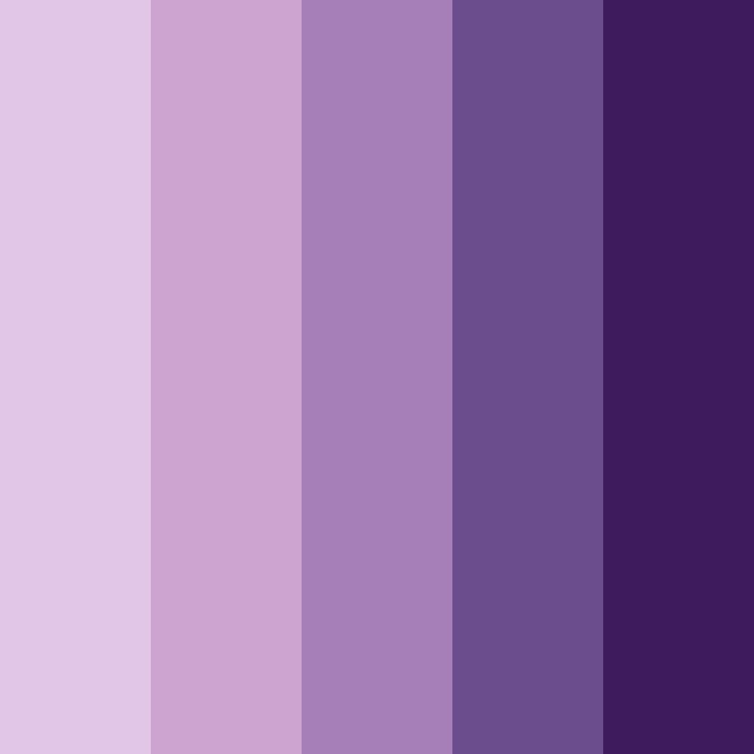 Download mystical mauve garden color palette PNG image (square)