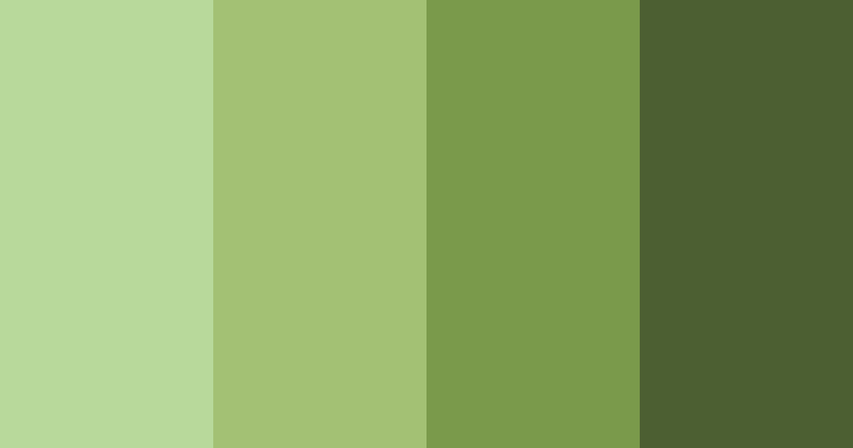 Download dark green color palette PNG image (landscape)