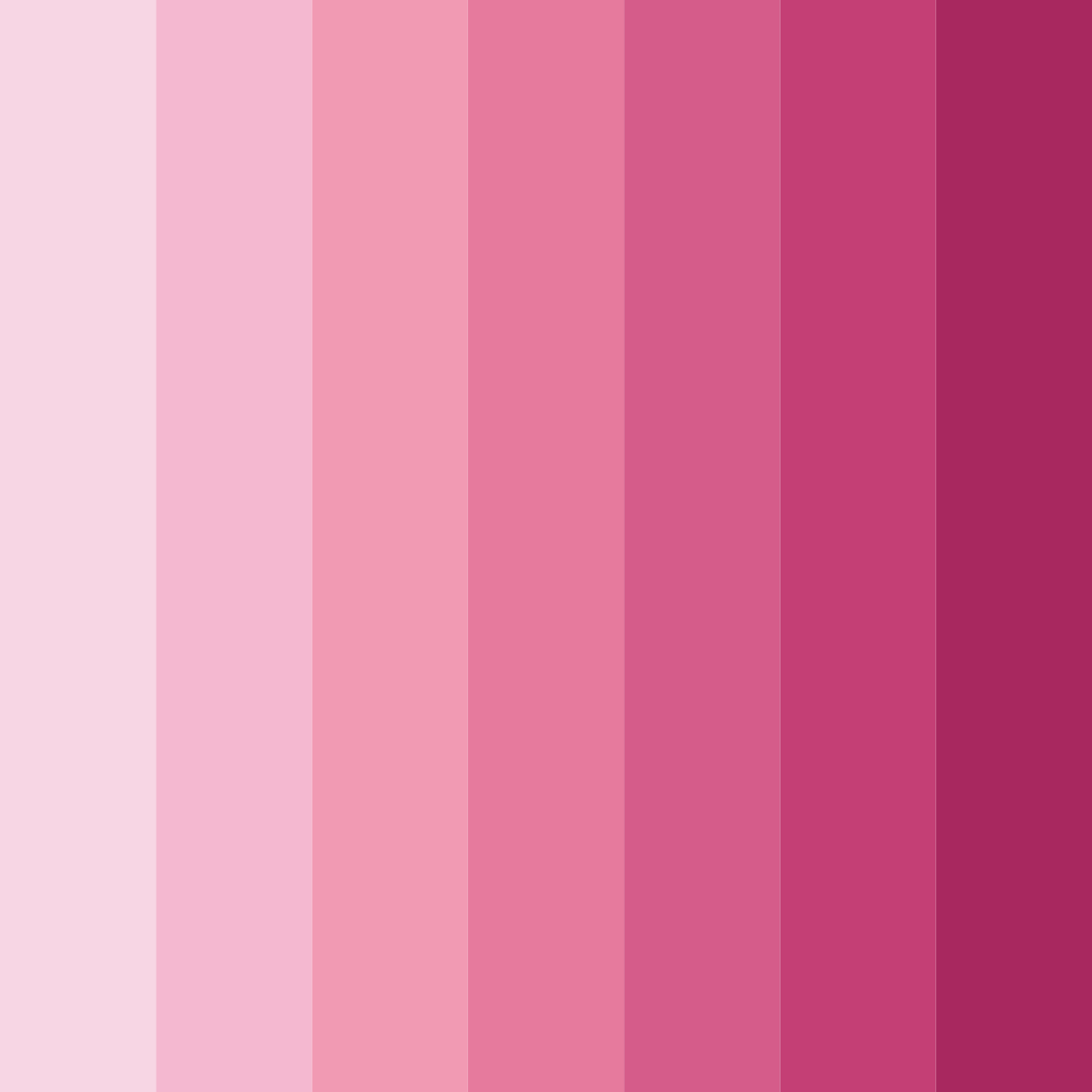 Download million petals color palette PNG image (square)