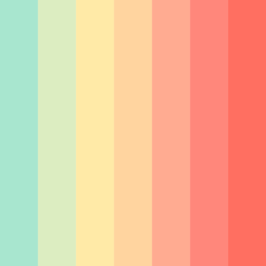 Download citrus grove bliss color palette PNG image (square)