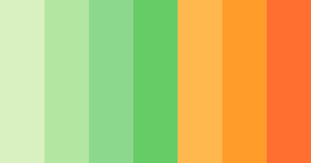 Download citrus grove serenity color palette PNG image (landscape)