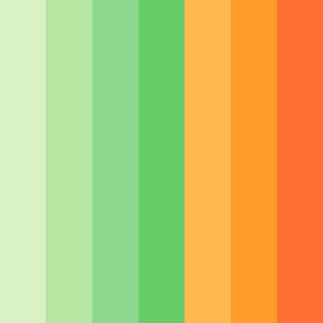 Download citrus grove serenity color palette PNG image (square)