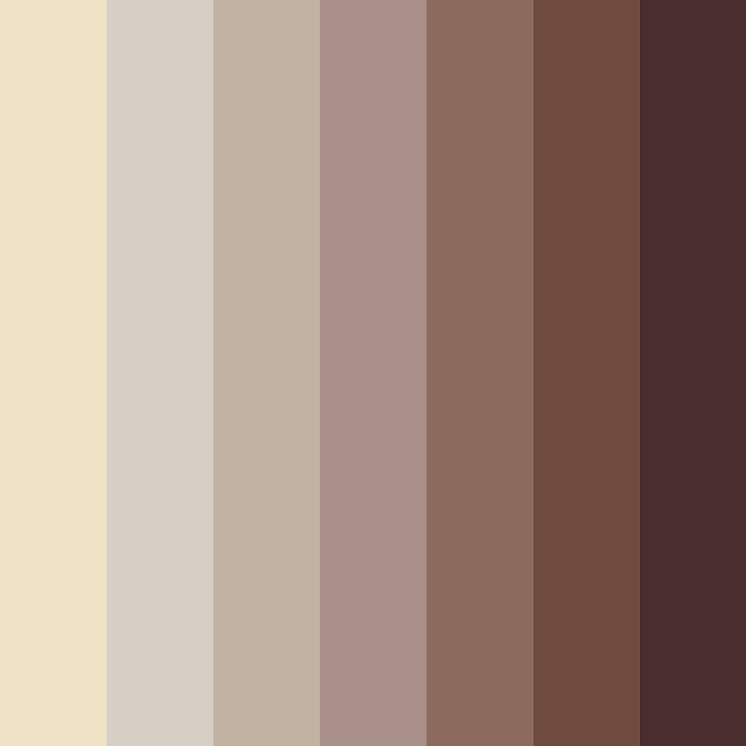 Download serene earthstone color palette PNG image (square)