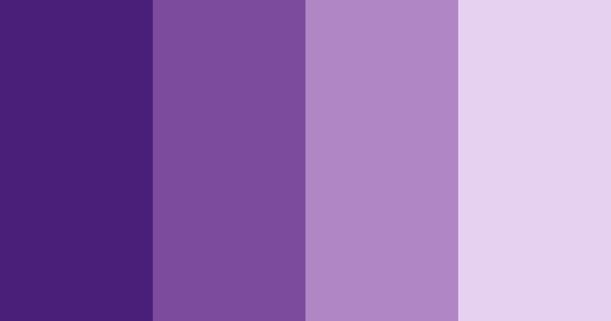 Download midnight amethyst dream color palette PNG image (landscape)