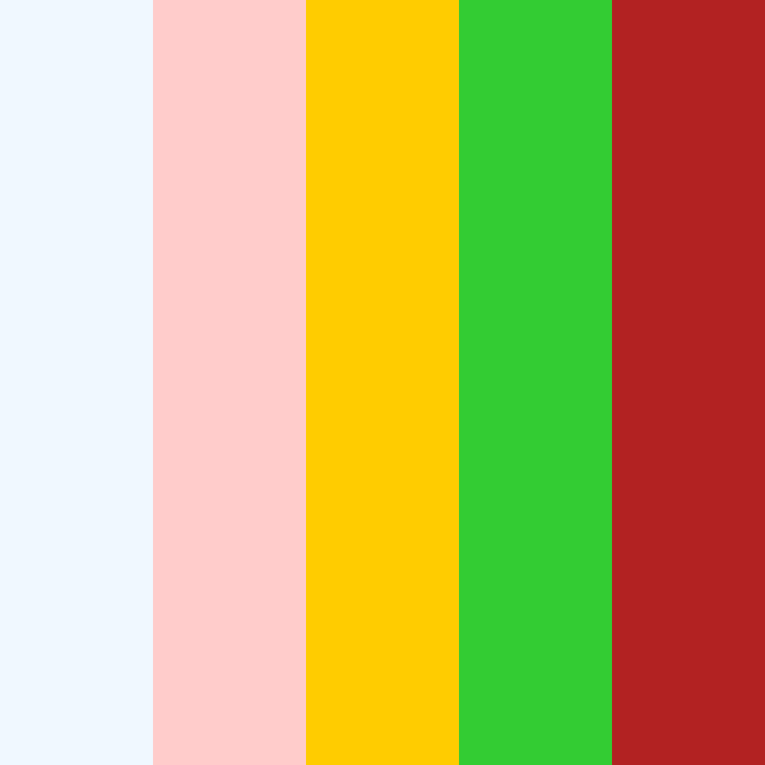 Download festive delights color palette PNG image (square)