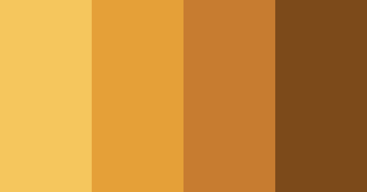 Download gold and brown camp color palette PNG image (landscape)