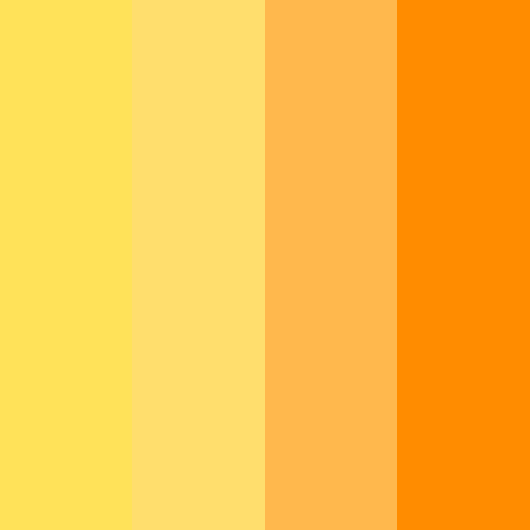 Download sunny yellow color palette PNG image (square)