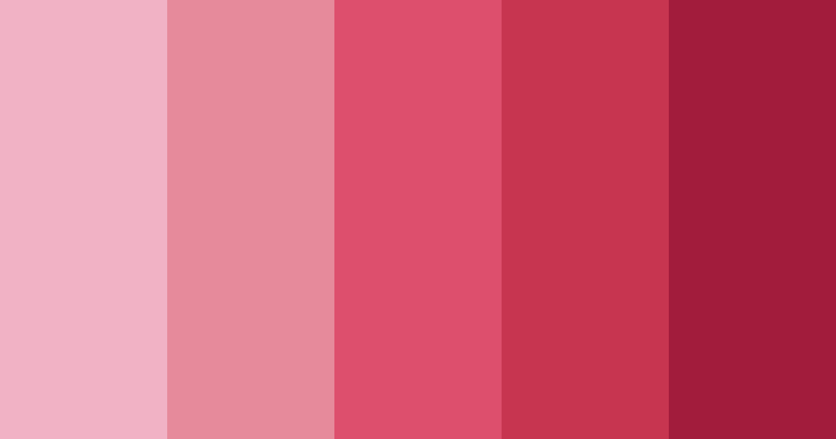 Download crimson blossom color palette PNG image (landscape)