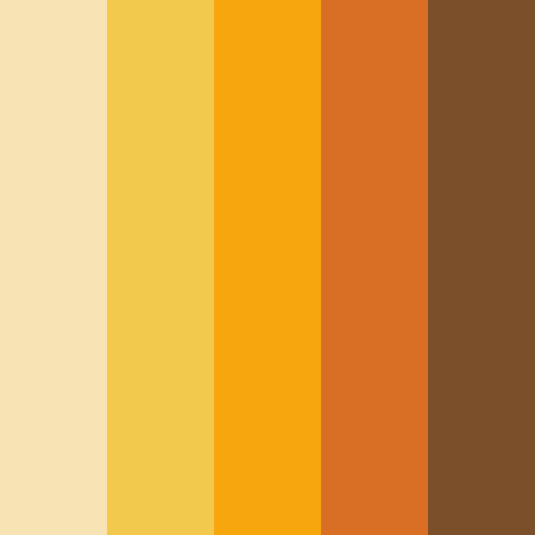 Download golden revel color palette PNG image (square)