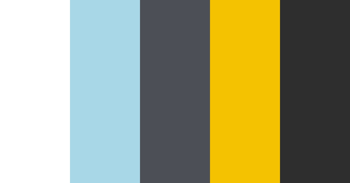 Download black and yellow harmony color palette PNG image (landscape)