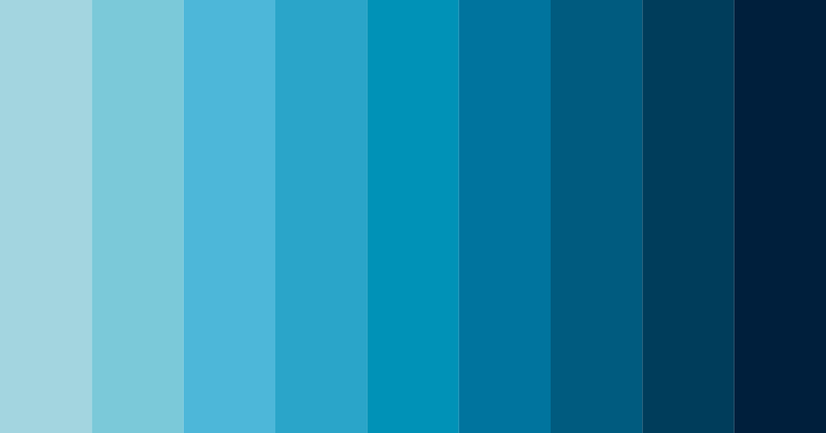 Download azure peaks color palette PNG image (landscape)