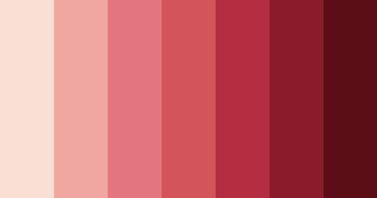 Download crimson japan color palette PNG image (landscape)