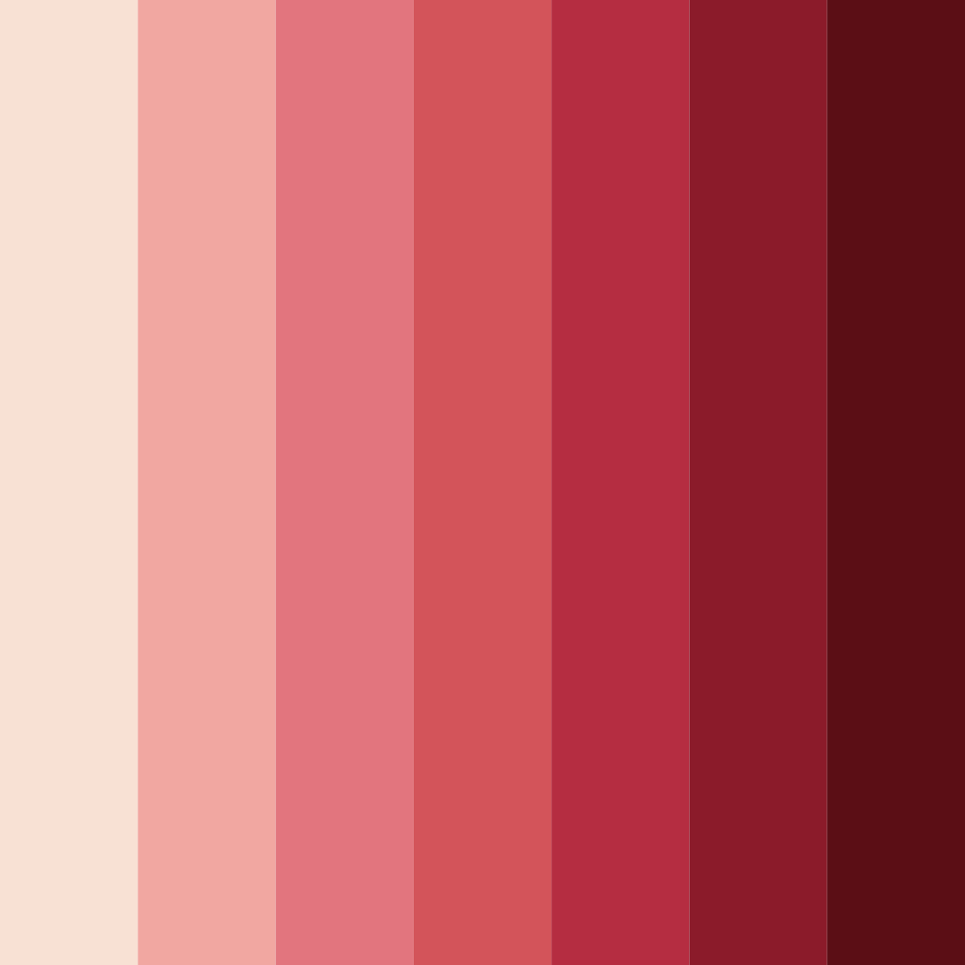 Download crimson japan color palette PNG image (square)