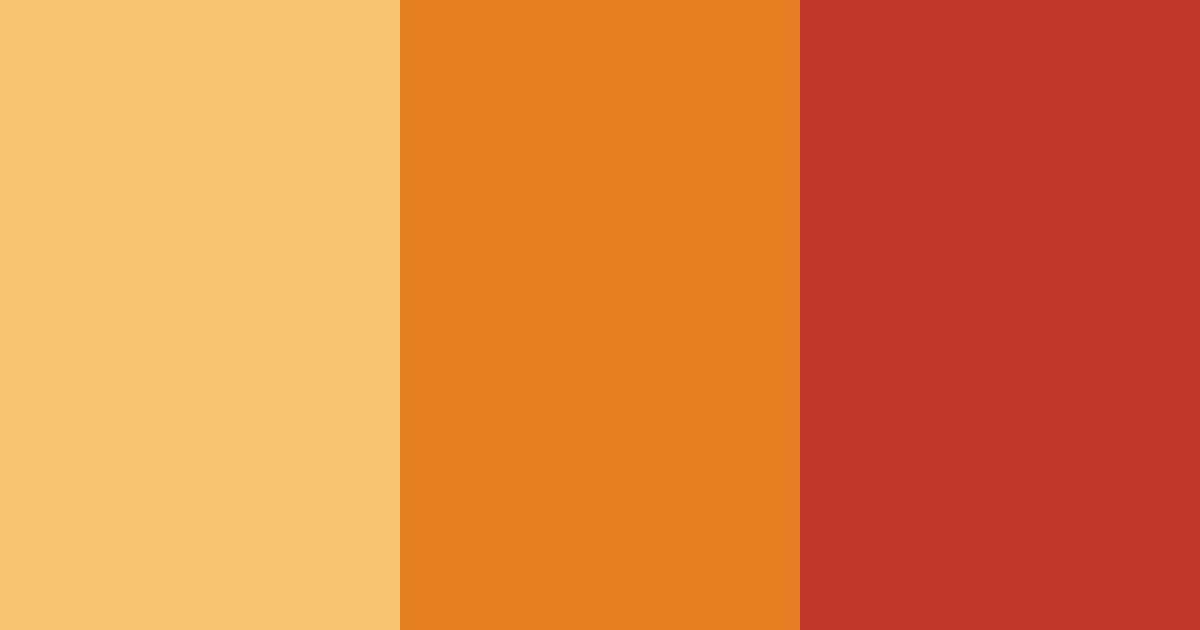 Download orange diner color palette PNG image (landscape)