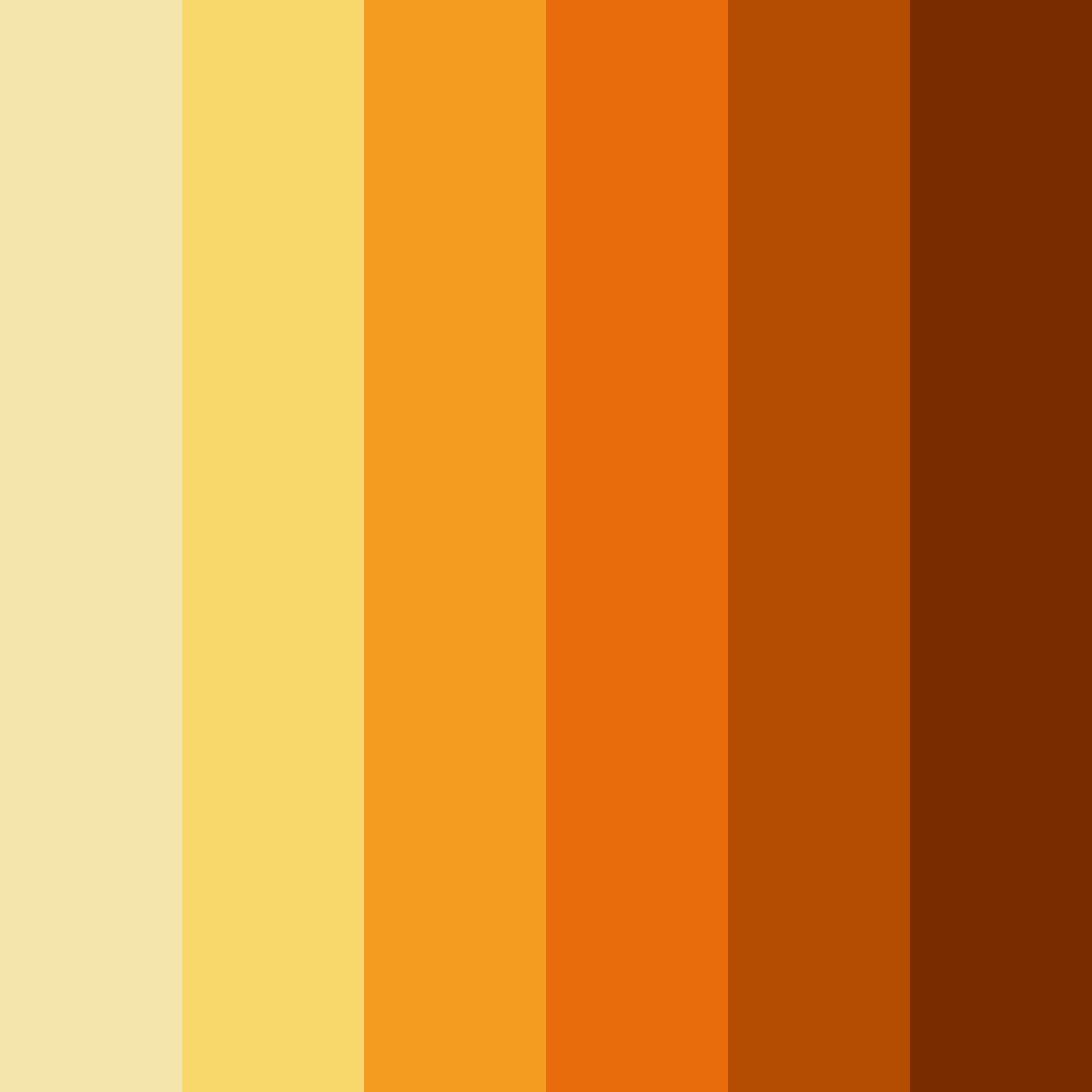 Download golden resolutions color palette PNG image (square)