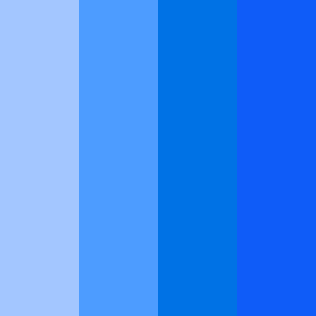 Download bright blue color palette PNG image (square)