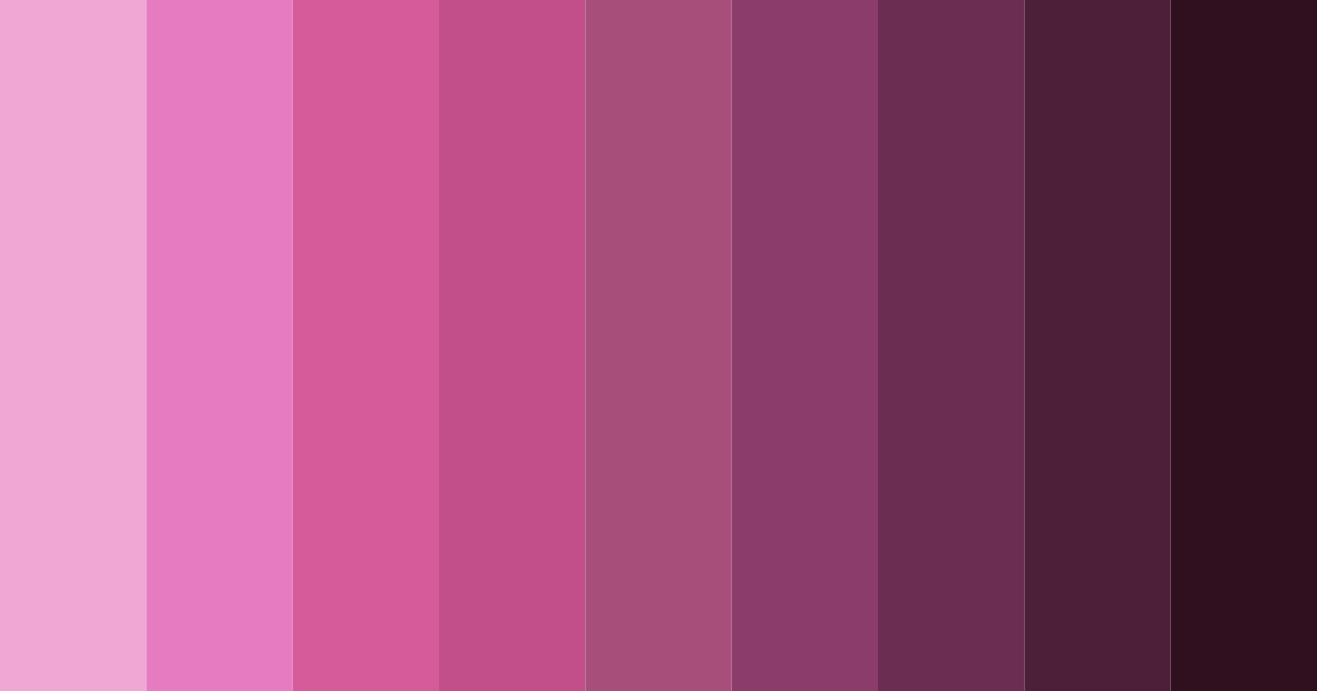 Download fuchsia dreams color palette PNG image (landscape)