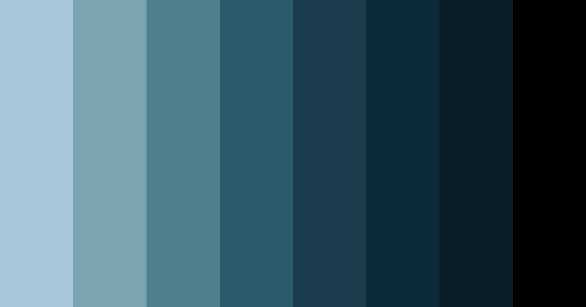 Download midnight abyss color palette PNG image (landscape)