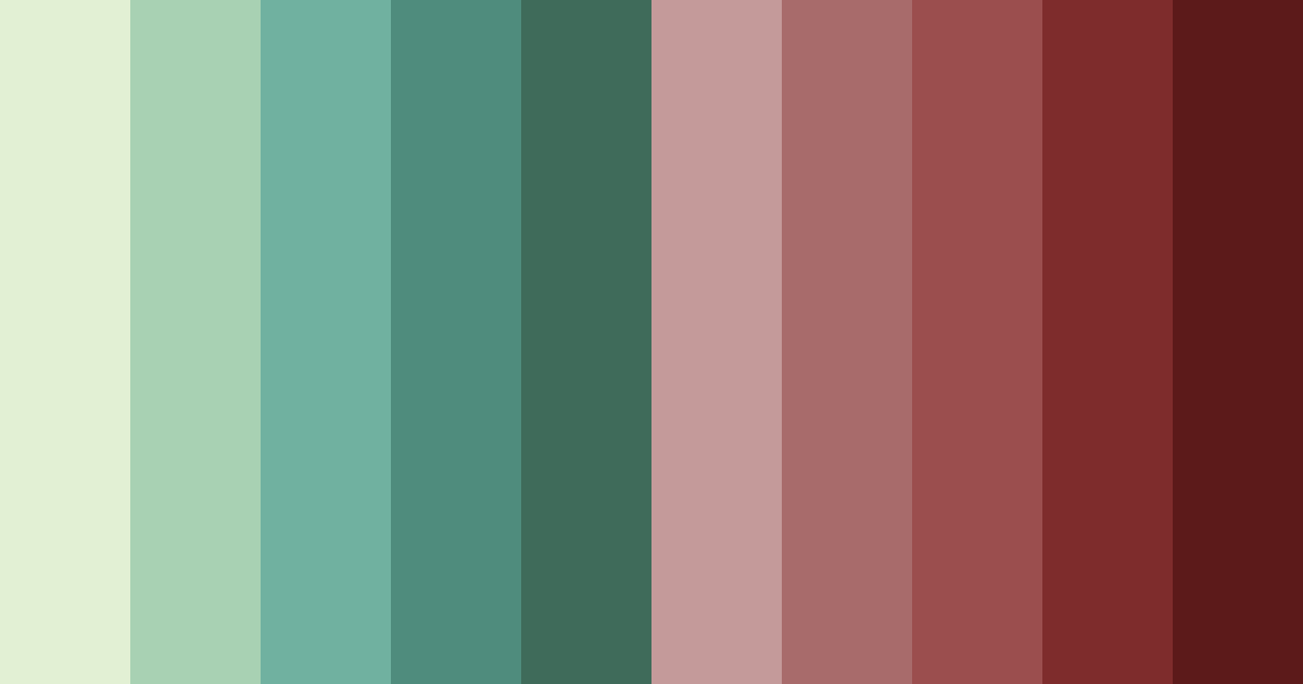 Download evergreen whispers color palette PNG image (landscape)