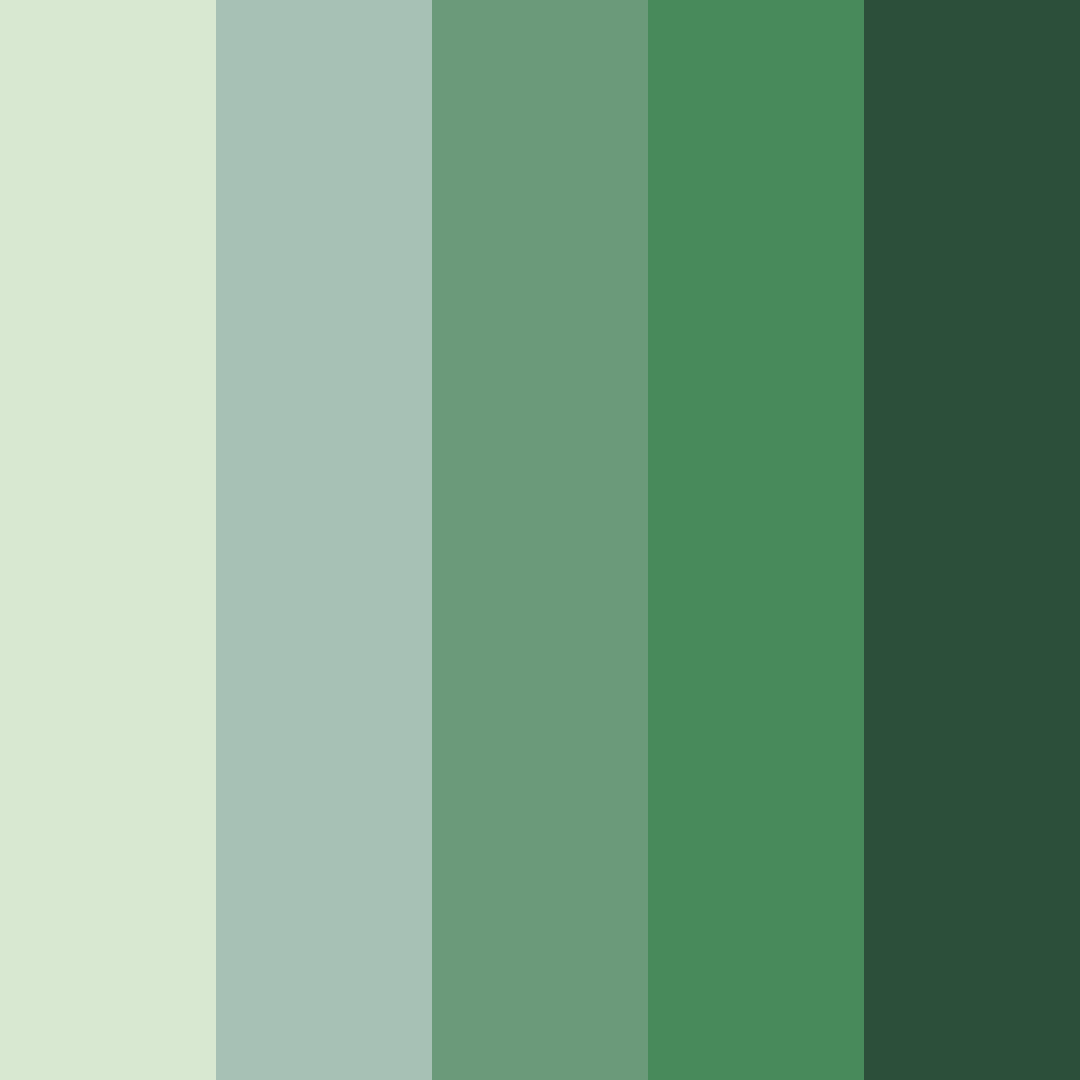 Download emerald enchantment color palette PNG image (square)