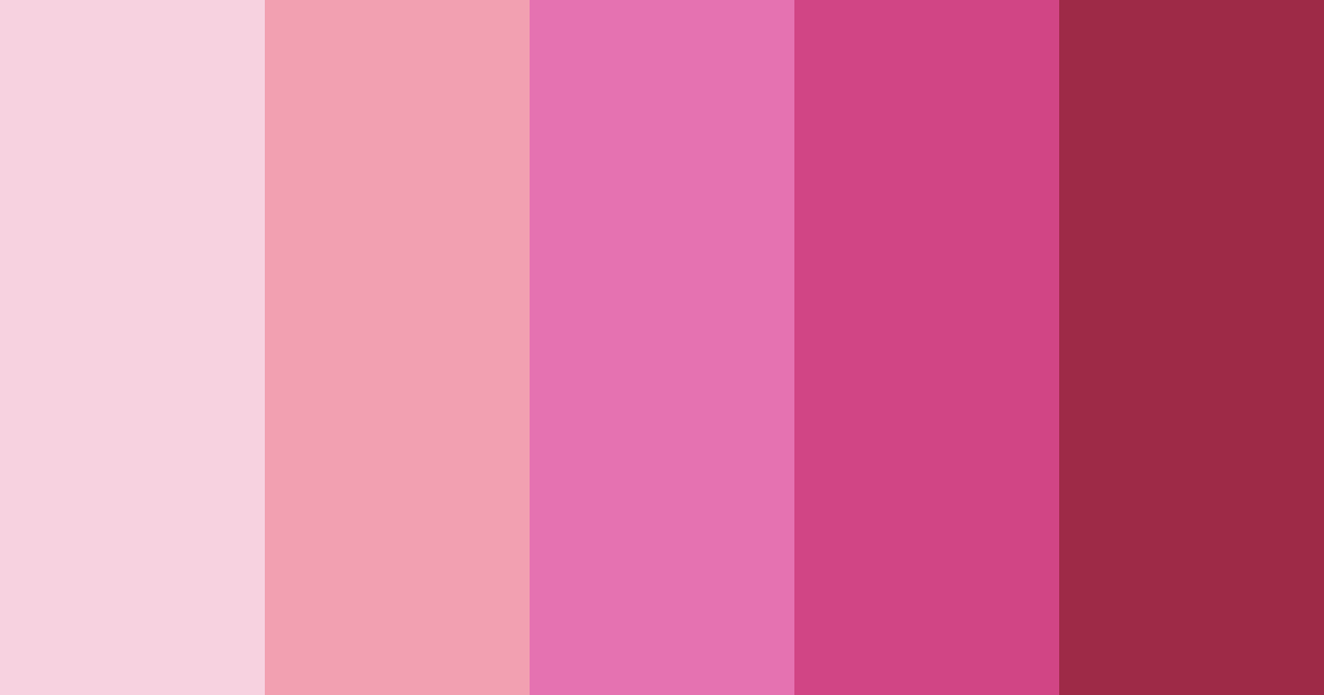Download blush paradise color palette PNG image (landscape)