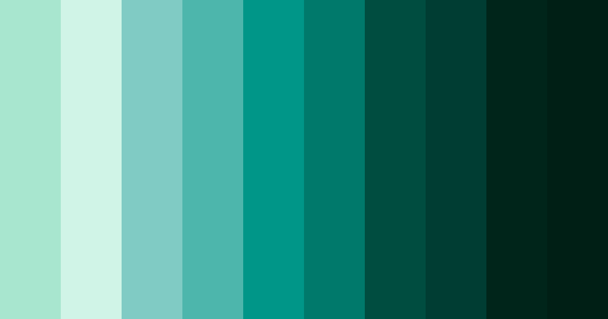 Download emerald whisper color palette PNG image (landscape)