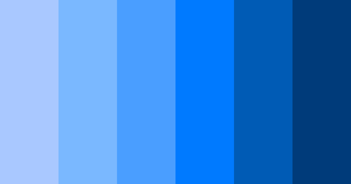 Download azure cascade color palette PNG image (landscape)