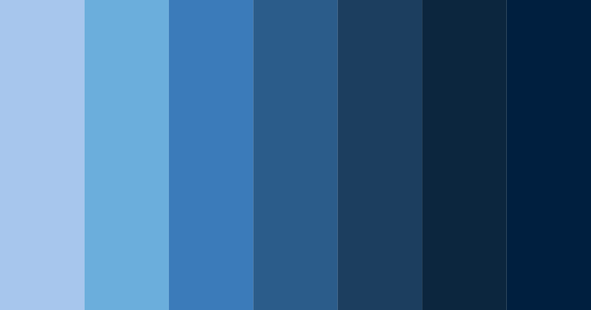 Download royal blue depths color palette PNG image (landscape)
