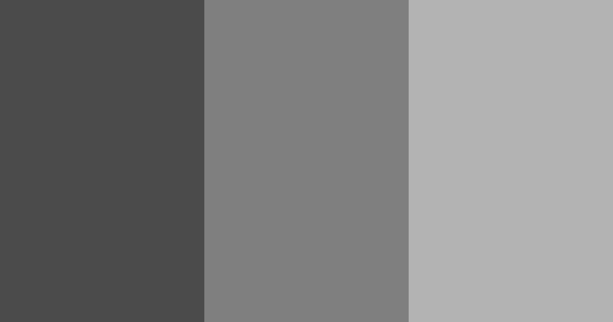 Download shades of black color palette PNG image (landscape)
