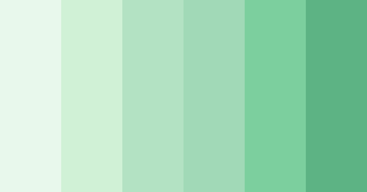 Download minted serenity color palette PNG image (landscape)