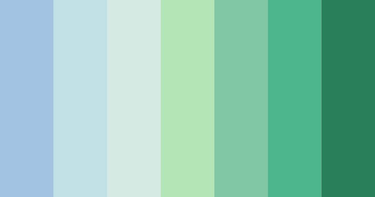 Download serene horizon color palette PNG image (landscape)